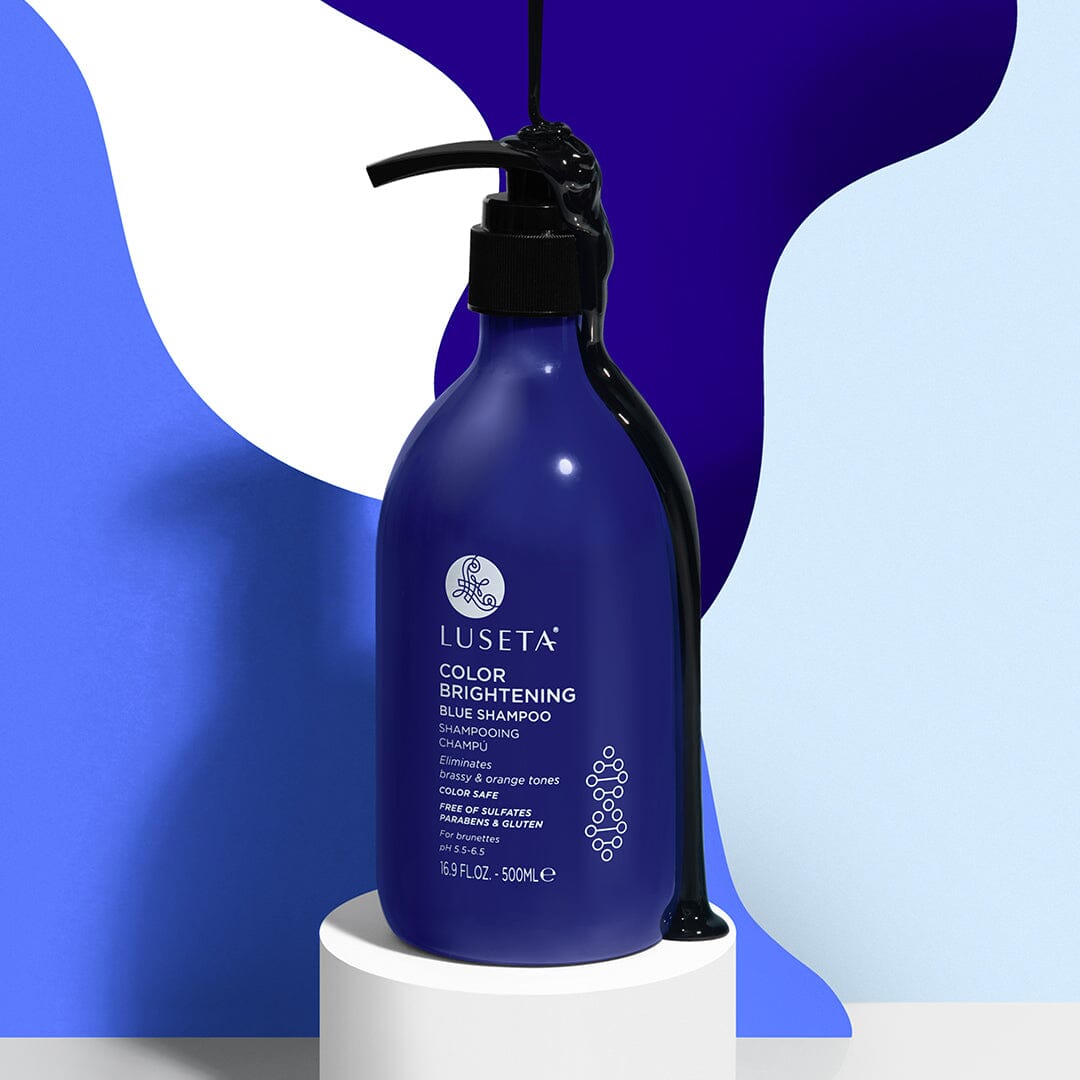 --Color Brightening Blue Shampoo Shampoo Luseta Beauty 16.9oz --