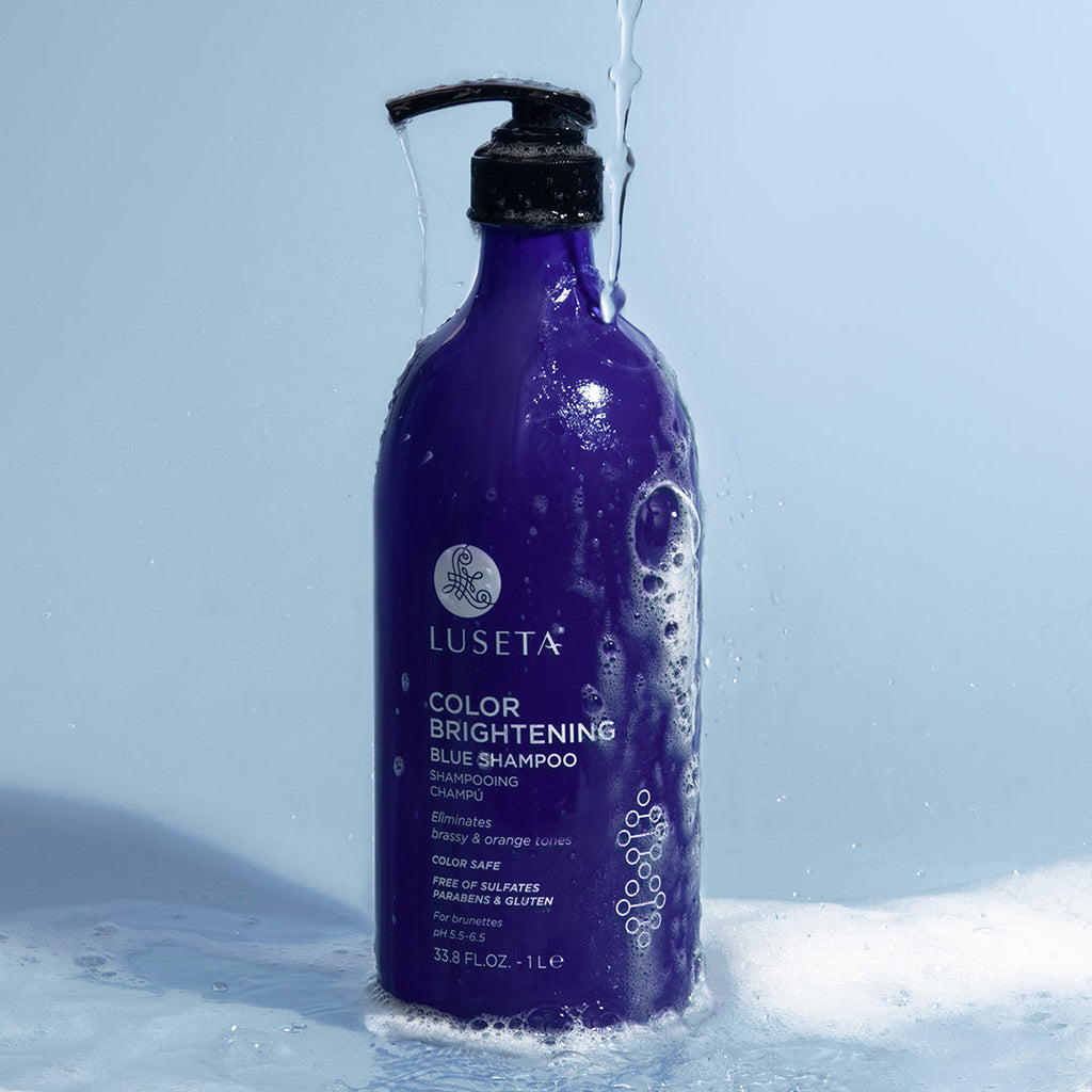 Color Brightening Blue Shampoo Shampoo Luseta Beauty 