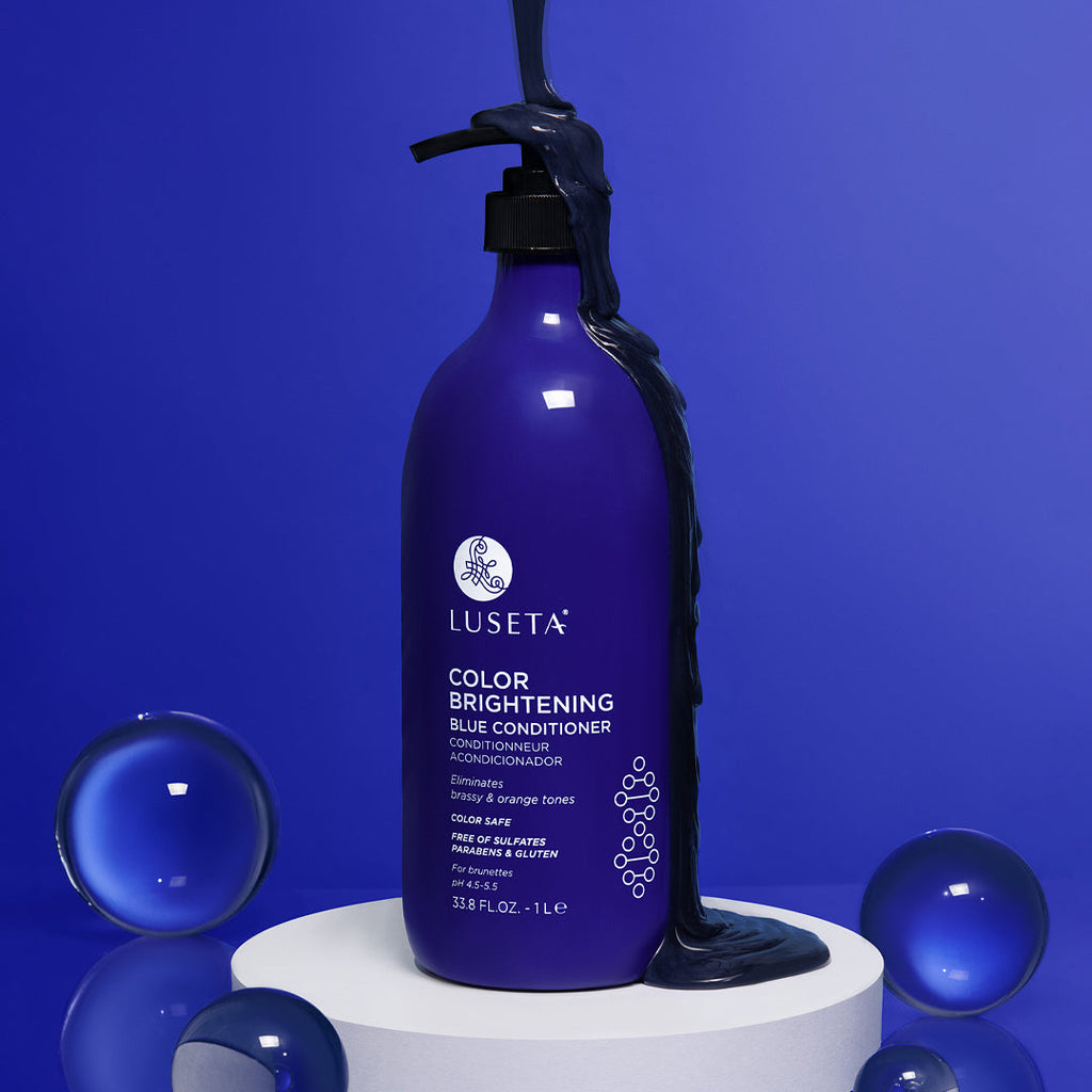 Color Brightening Blue Conditioner Conditioner Luseta Beauty 33.8oz 