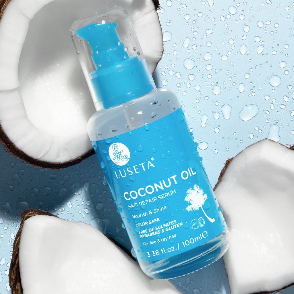 Coconut Oil Hair Repair Serum Hair Treatment Luseta Beauty 