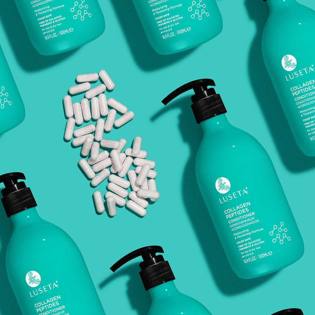 Collagen Peptides Conditioner Conditioner Luseta Beauty 