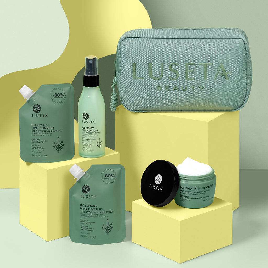 Rosemary Mint Jet-Set Hair Refresh Kit - Luseta Beauty