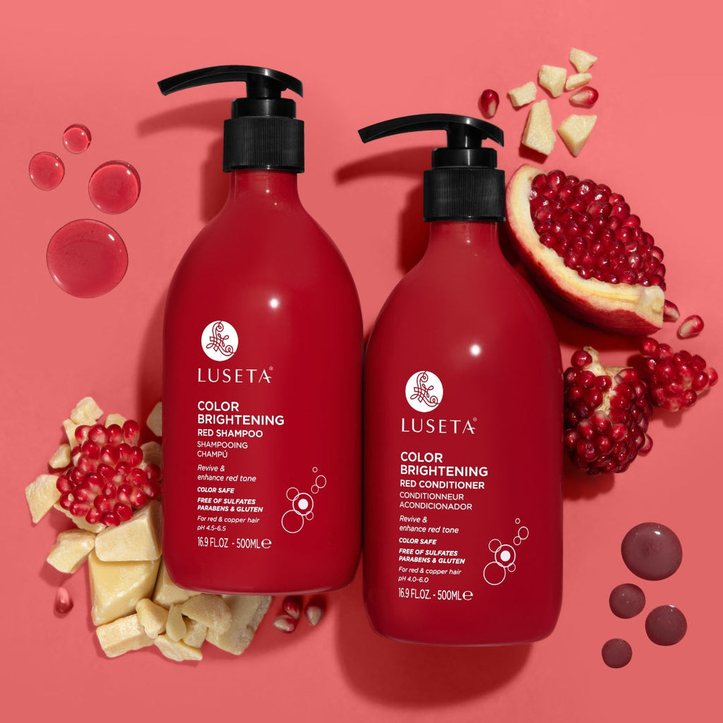 Color Brightening Red Bundle Shampoo & Conditioner Set Luseta Beauty Shampoo & Conditioner Set 2 x 16.9oz 