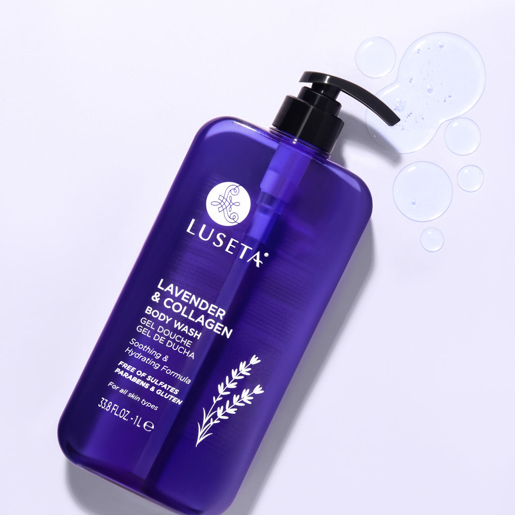 NEW Lavender & Collagen Body Wash - Luseta Beauty