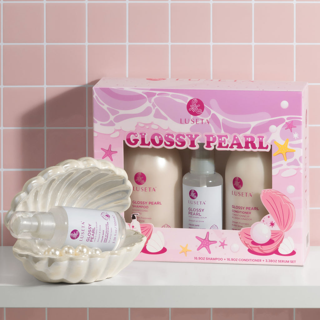 Glossy Pearl Trio Set - Luseta Beauty