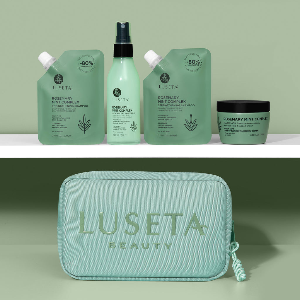 Rosemary Mint Jet-Set Hair Refresh Kit - Luseta Beauty