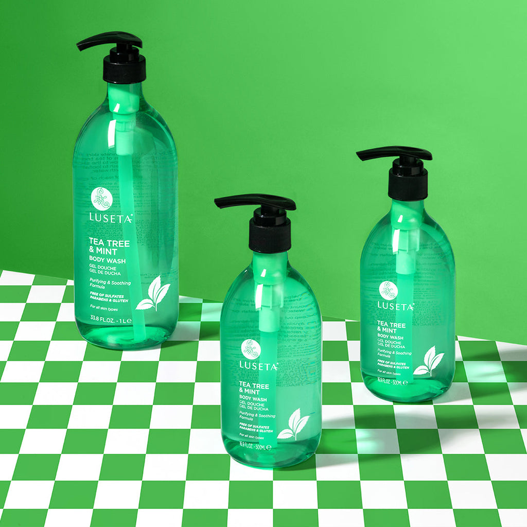 Tea Tree & Mint Body Wash Body Wash Luseta Beauty 16.9oz 