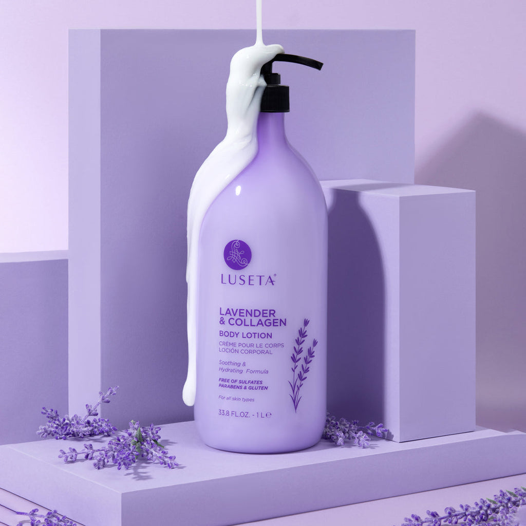 Lavender & Collagen Body Lotion Body Lotion Luseta Beauty 33.8oz 