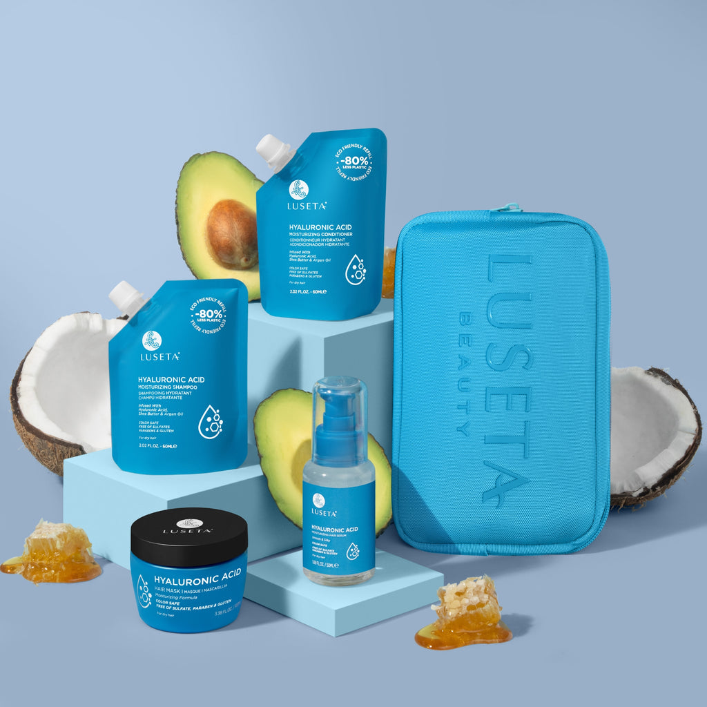 Hyaluronic Acid Jet-Set Hair Moisturizing Kit - Luseta Beauty