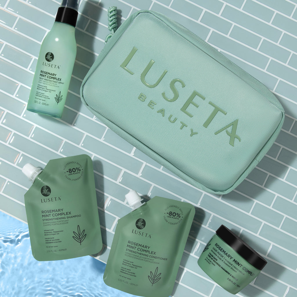 Rosemary Mint Jet-Set Hair Refresh Kit - Luseta Beauty