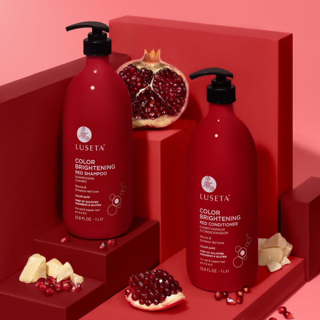 Color Brightening Red Bundle Shampoo & Conditioner Set Luseta Beauty Shampoo & Conditioner Set 2 x 33.8oz 