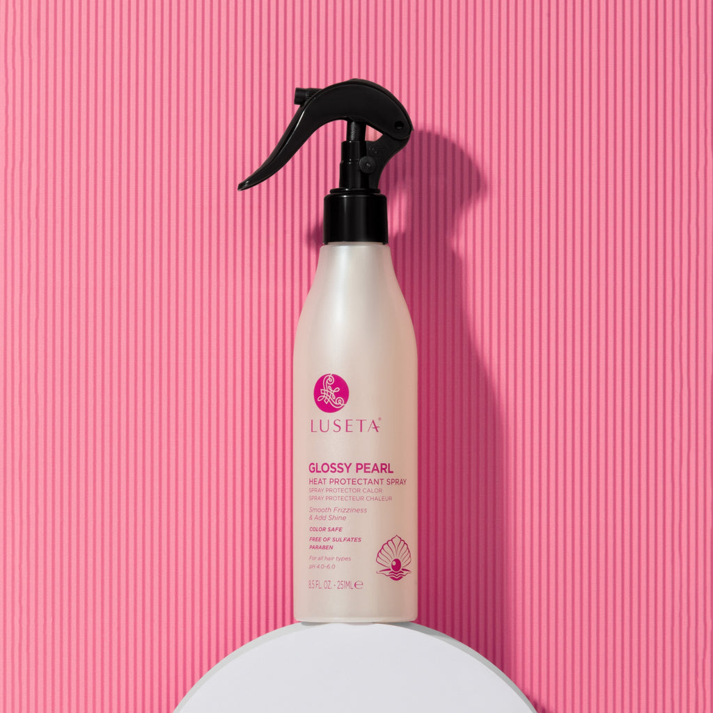 Glossy Pearl Heat Protectant Spray - Luseta Beauty