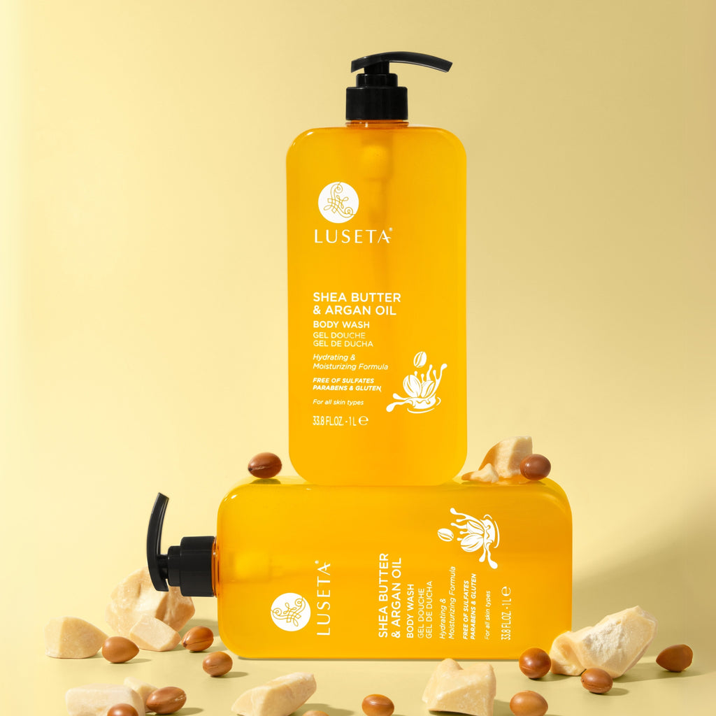 NEW Shea Butter & Argan Oil Body Wash - Luseta Beauty