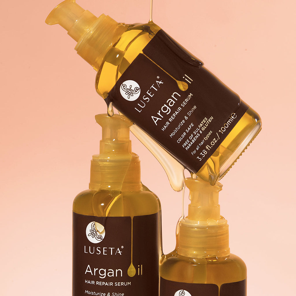 Argan Oil Hair Serum Hair Treatment Luseta Beauty 3.4oz 