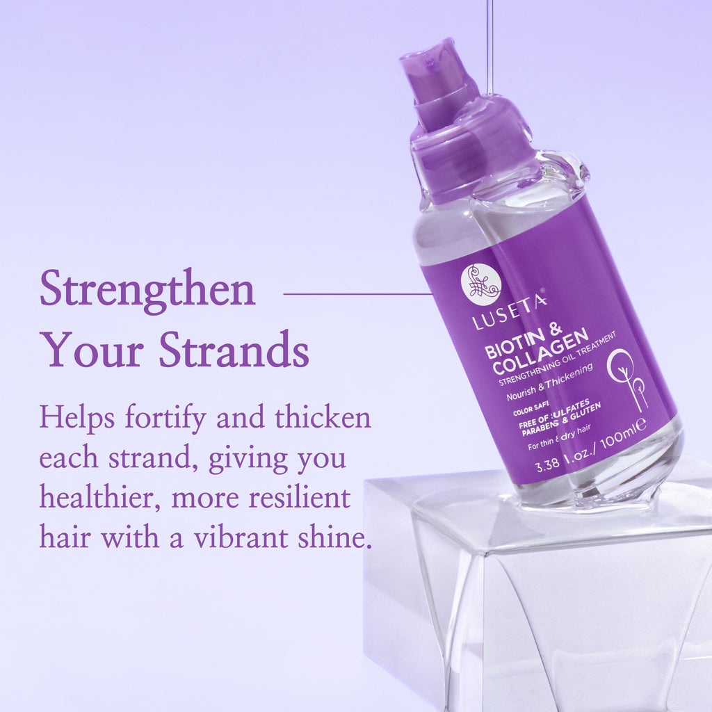 Biotin & Collagen Strengthening Oil - Luseta Beauty