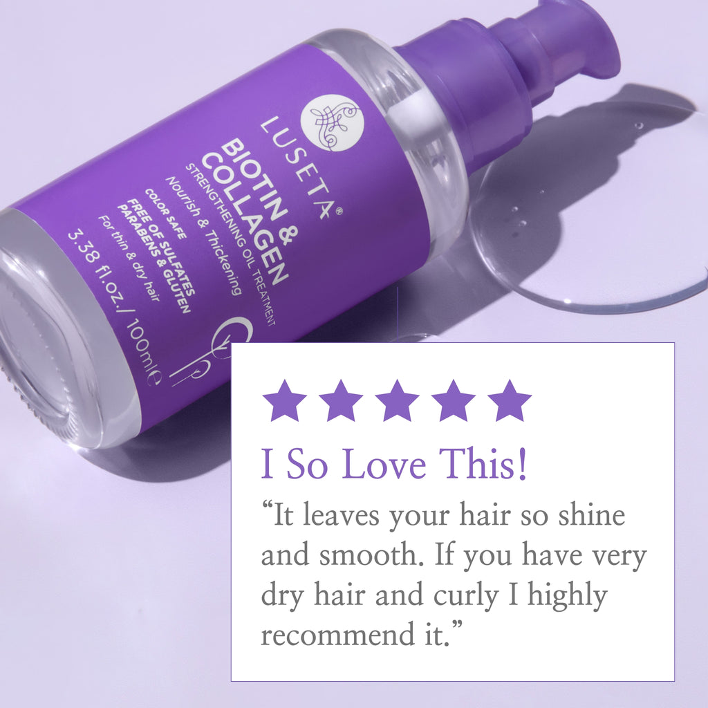 Biotin & Collagen Strengthening Oil - Luseta Beauty