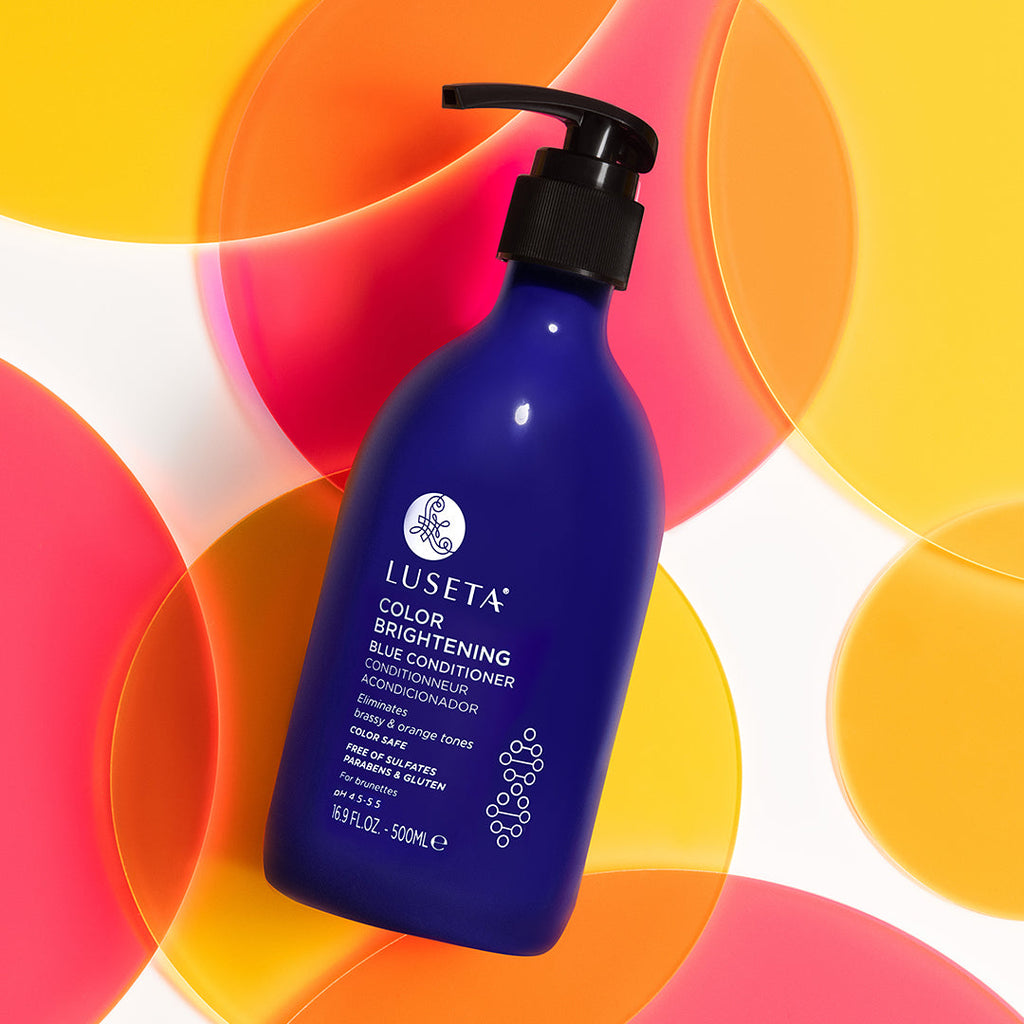 Color Brightening Blue Conditioner Conditioner Luseta Beauty 16.9oz 