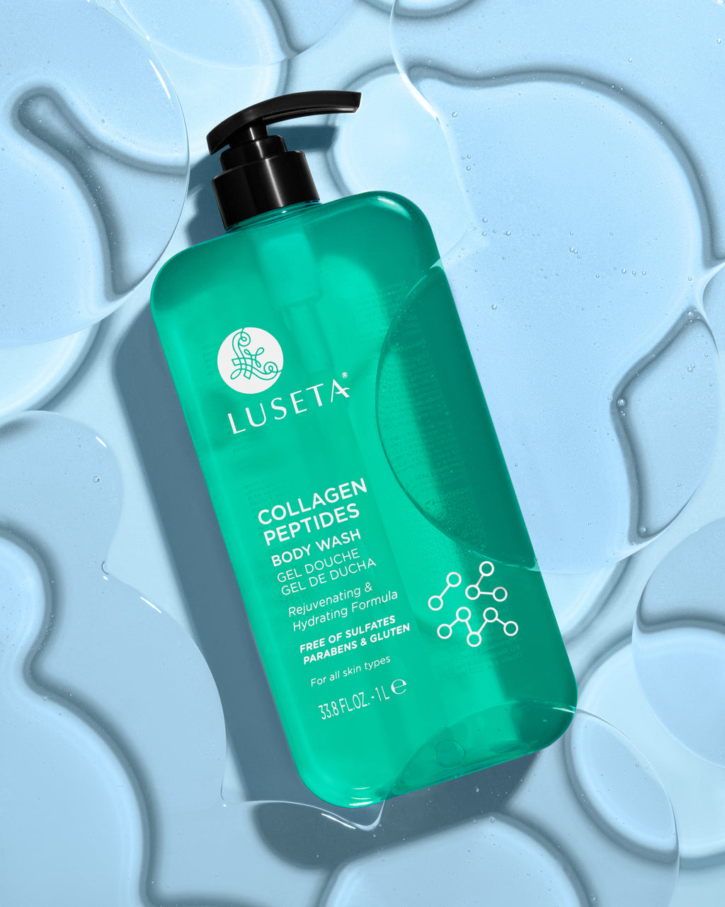 Collagen Peptides Body Wash - Luseta Beauty