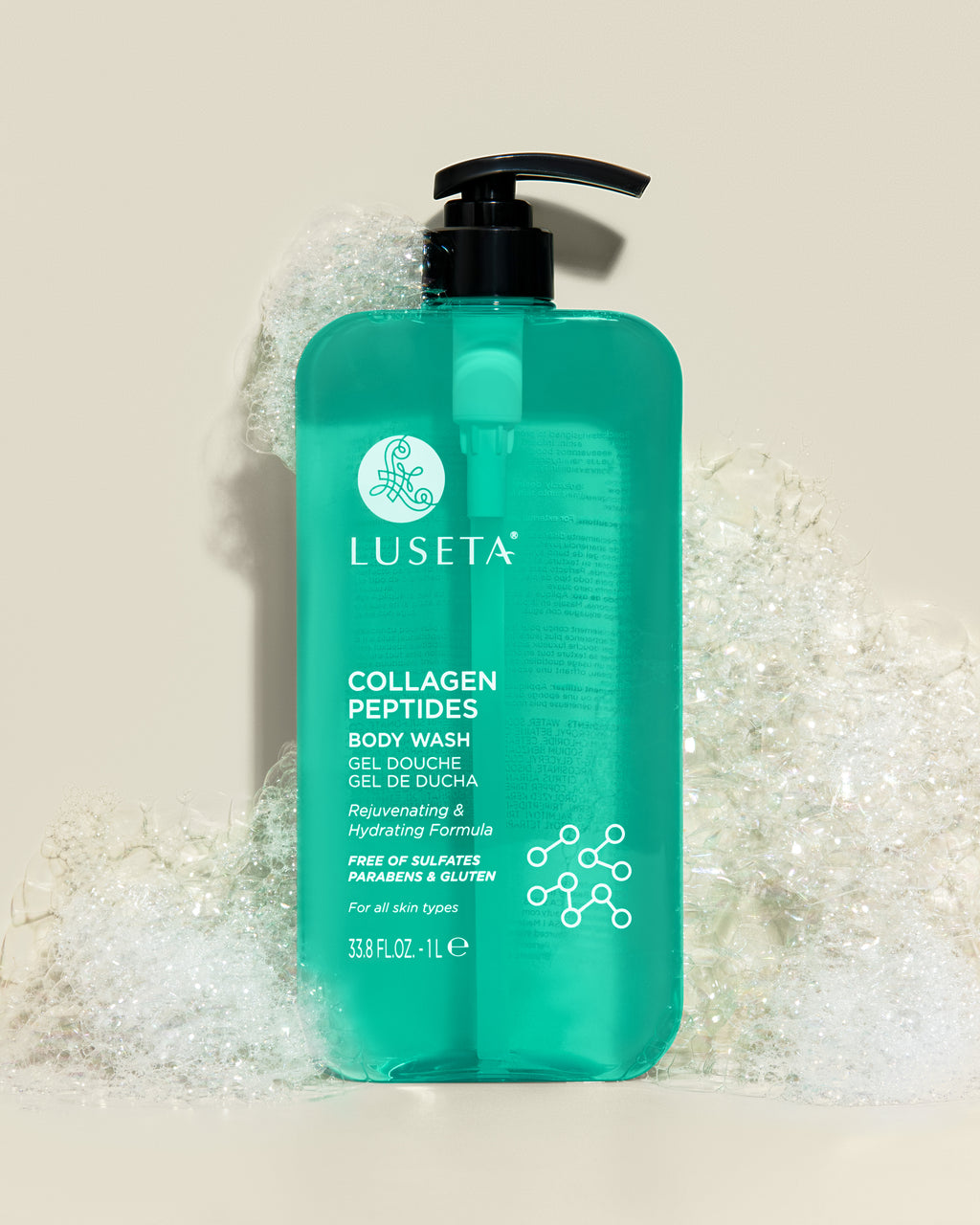 Collagen Peptides Body Wash - Luseta Beauty