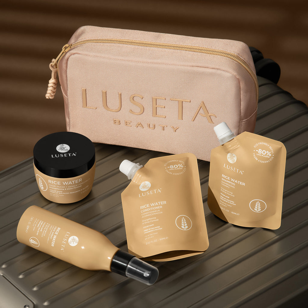 Rice Water Jet-Set Strengthen & Shine Kit