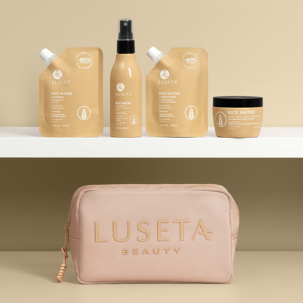Rice Water Jet-Set Strengthen & Shine Kit