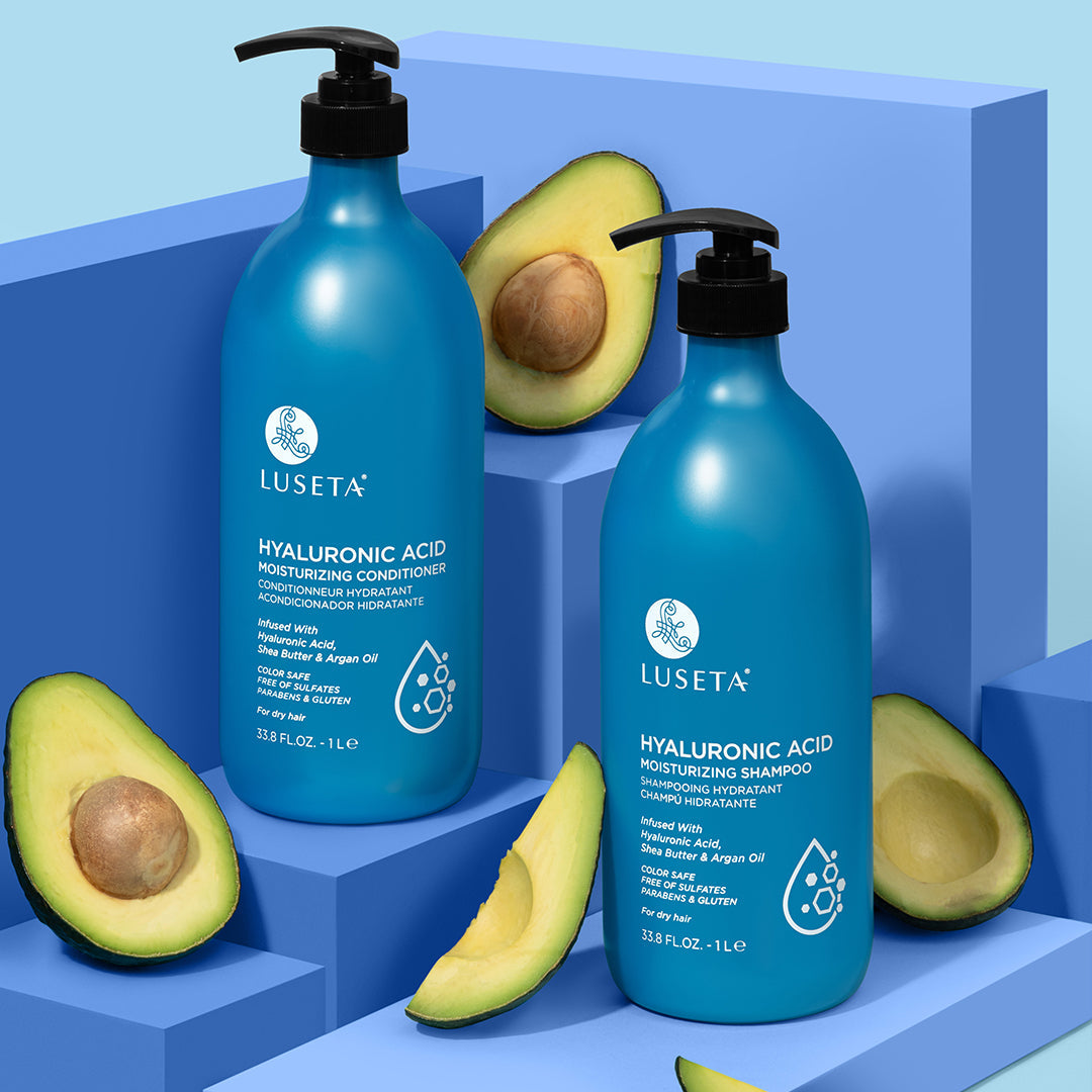 --Hyaluronic Acid Bundle Bundle Luseta Beauty 1 x 33.8oz Shampoo & Conditioner Set --