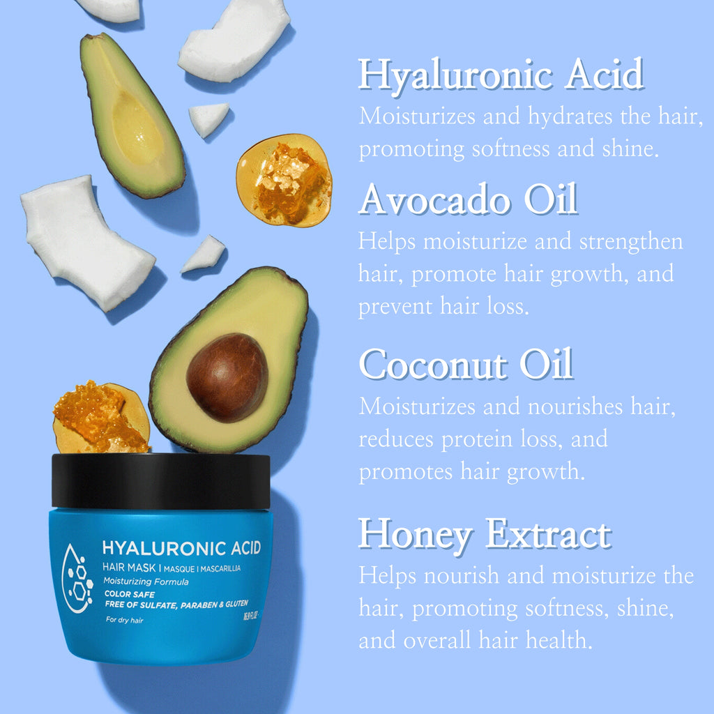 Hyaluronic Acid Hair Mask - Luseta Beauty