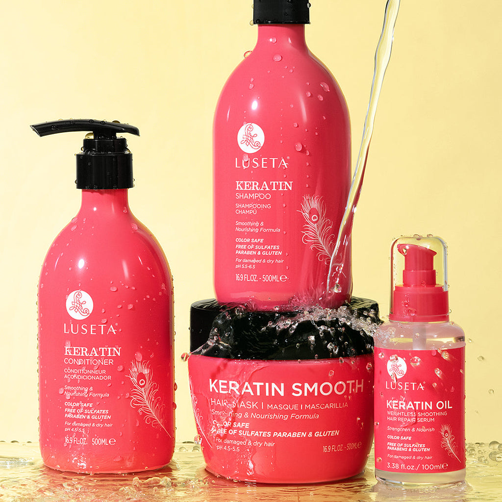 Keratin Bundle Bundle Luseta Beauty 4pcs Hair Care Bundle 16.9oz 
