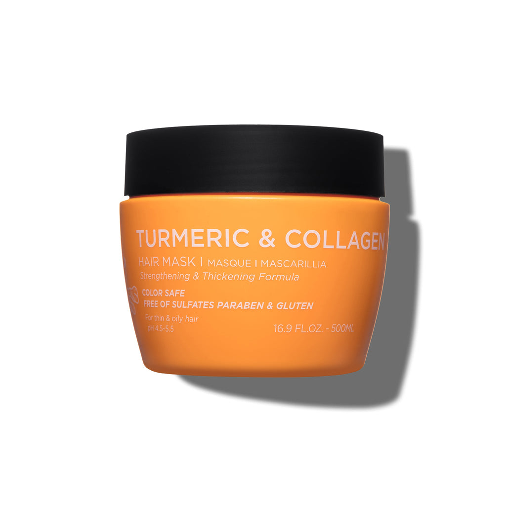 Turmeric & Collagen Hair Mask Hair Treatment Luseta Beauty 16.9oz 