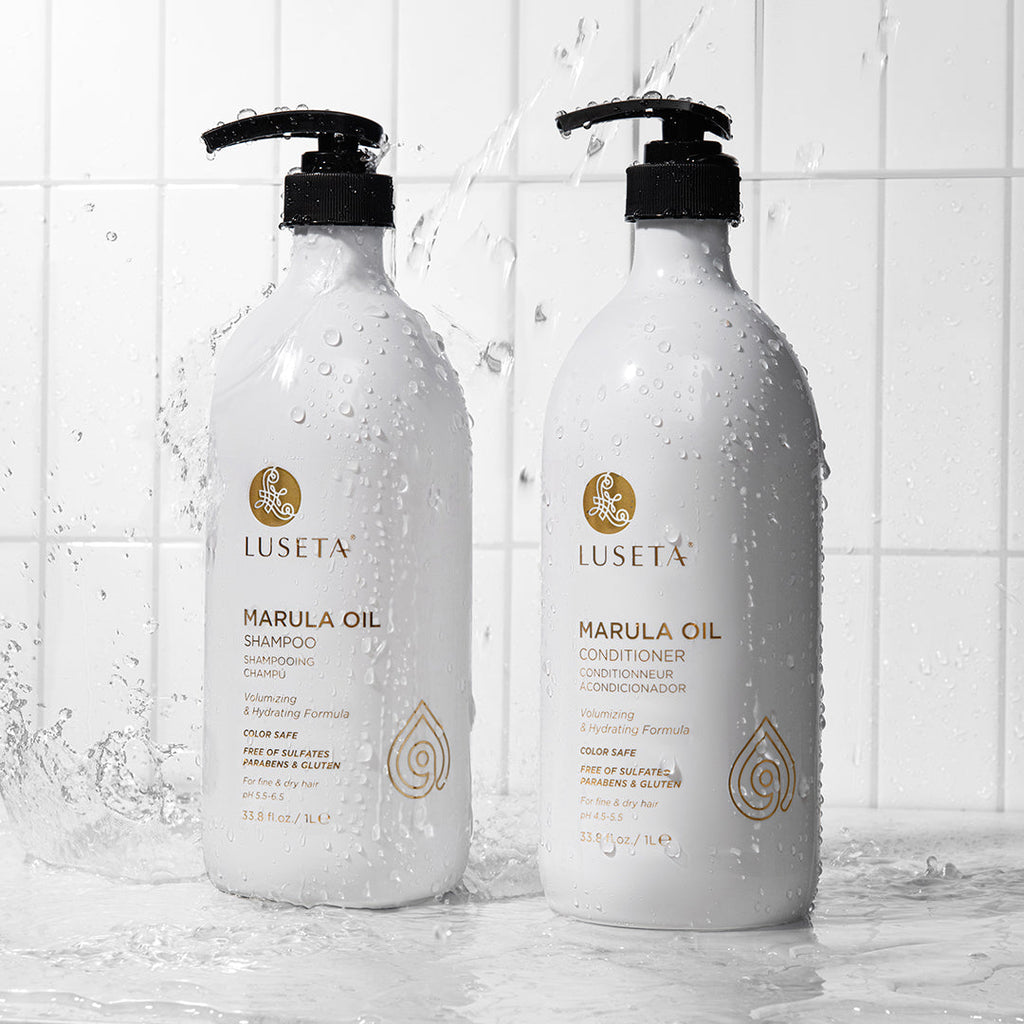 Marula Oil Bundle Bundle Luseta Beauty 1 x 33.8oz Shampoo & Conditioner Set 