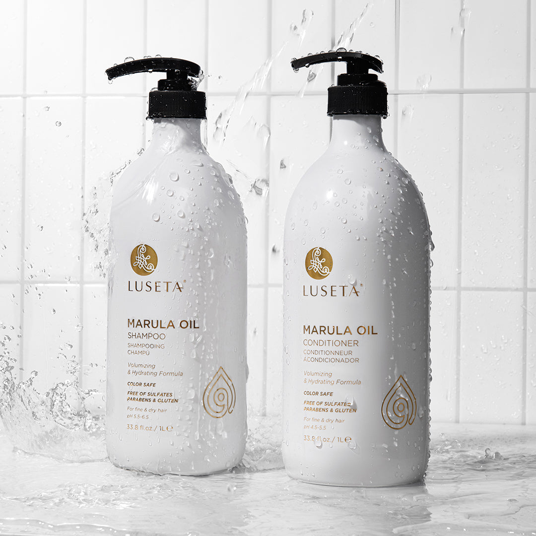 --Marula Oil Bundle Bundle Luseta Beauty 1 x 33.8oz Shampoo & Conditioner Set --
