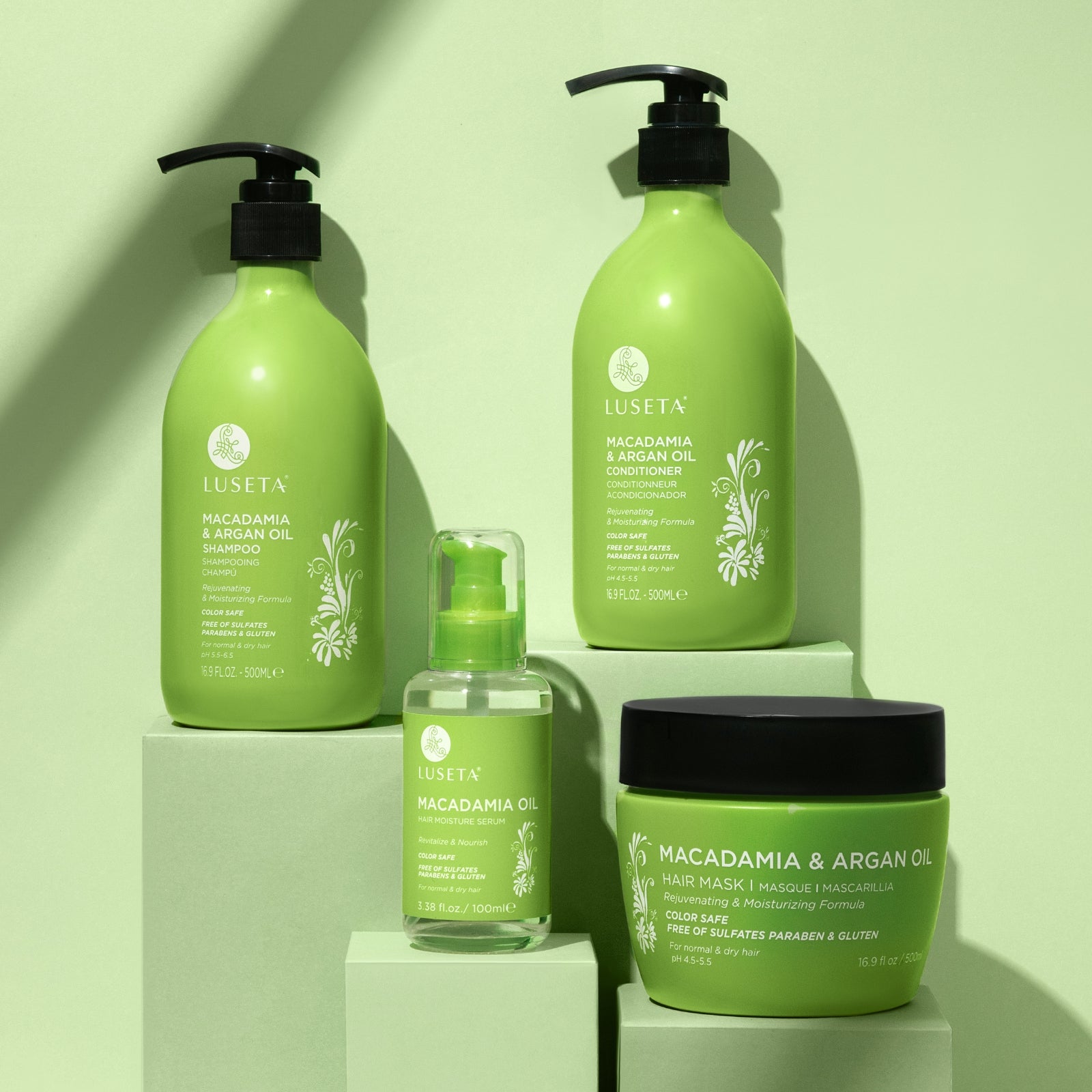 Macadamia & Argan Oil Bundle | Luseta Beauty