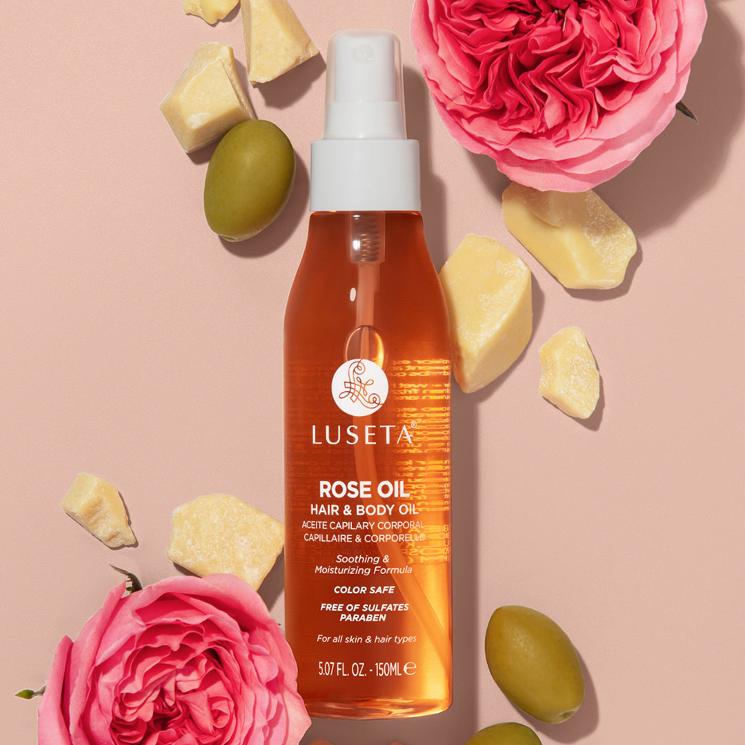 Rose Oil Body & Hair Oil | Luseta Beauty