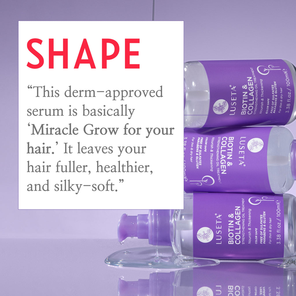 Biotin & Collagen Strengthening Oil - Luseta Beauty