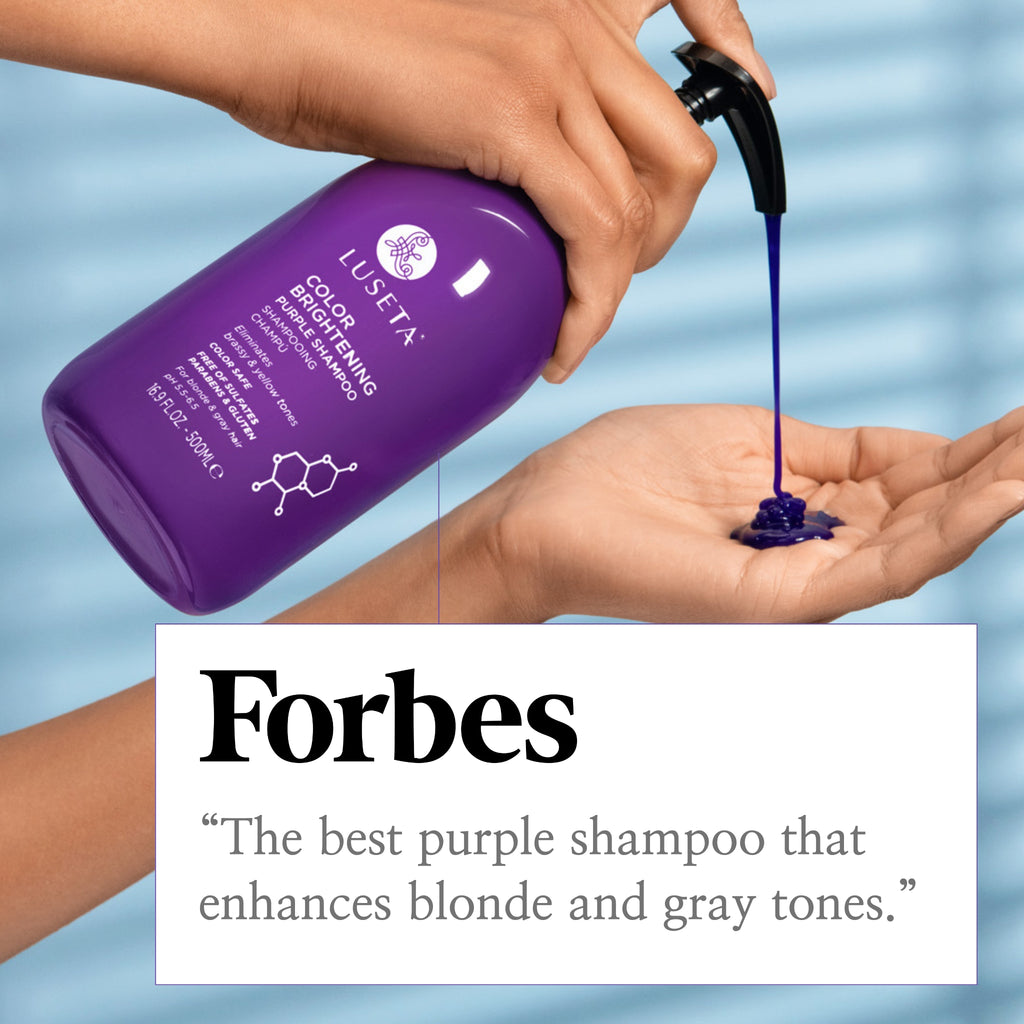 Color Brightening Purple Shampoo - Luseta Beauty
