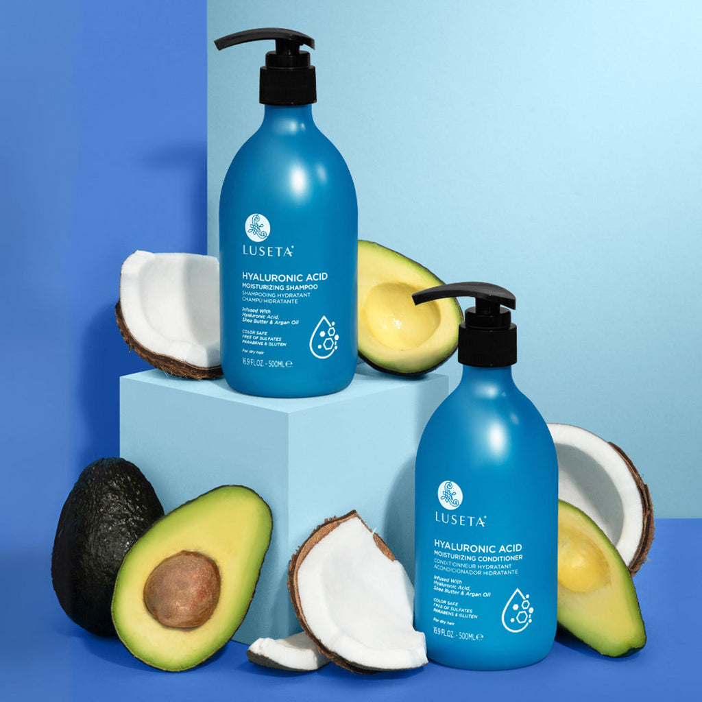 Hyaluronic Acid Bundle Bundle Luseta Beauty 1 x 16.9oz Shampoo & Conditioner Set 