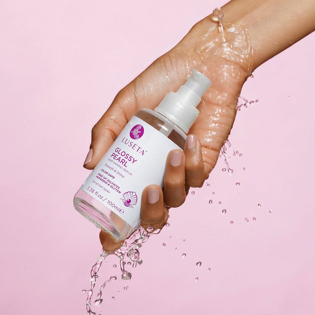 Glossy Pearl Hair Shining Serum Hair Treatment Luseta Beauty 3.38oz 