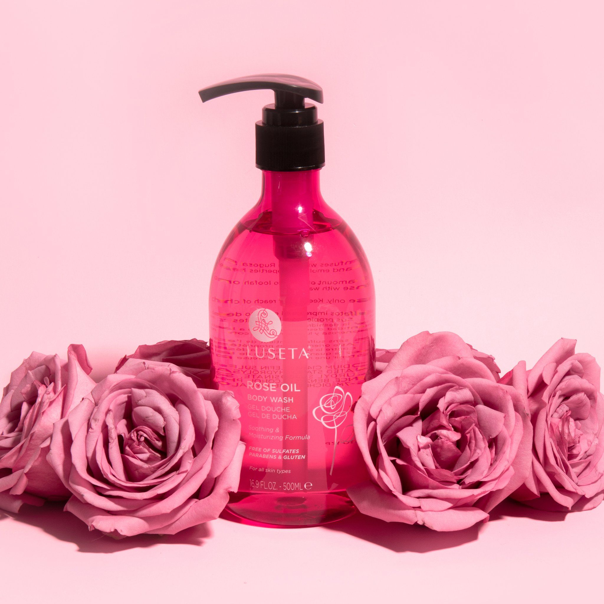 --Rose Oil Body Wash - Luseta Beauty--