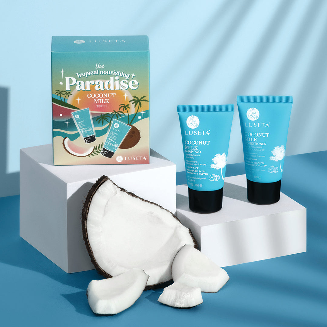 Coconut Milk Travel Set Duo Luseta Beauty