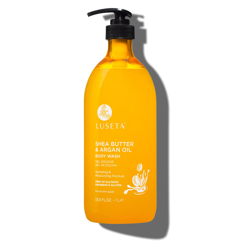 Shea Butter & Argan Oil Body Wash - Luseta Beauty