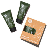 Travel Size Set Minis Luseta Beauty Tea Tree Oil Shampoo & Conditioner Set 2 x 1.01oz  - thumbnail