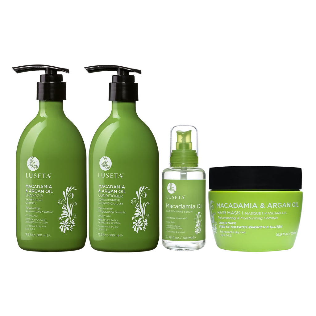 Macadamia & Argan Oil Bundle - Luseta Beauty