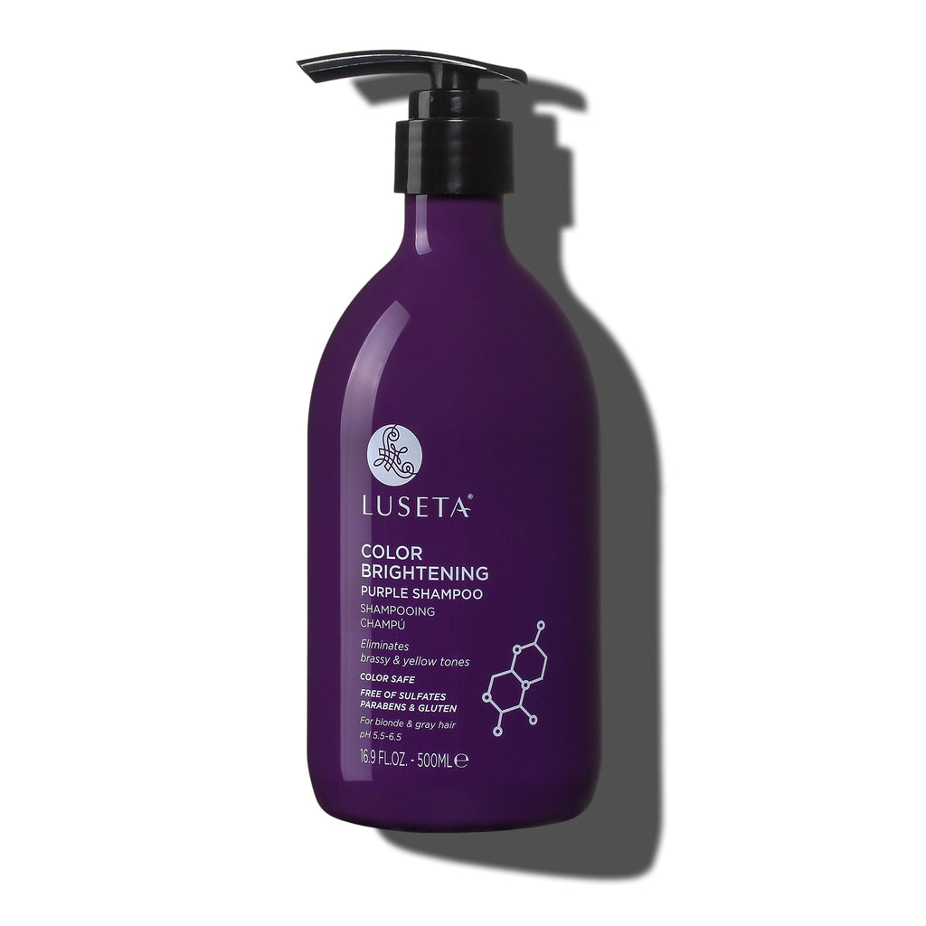 Color Brightening Purple Shampoo - Luseta Beauty