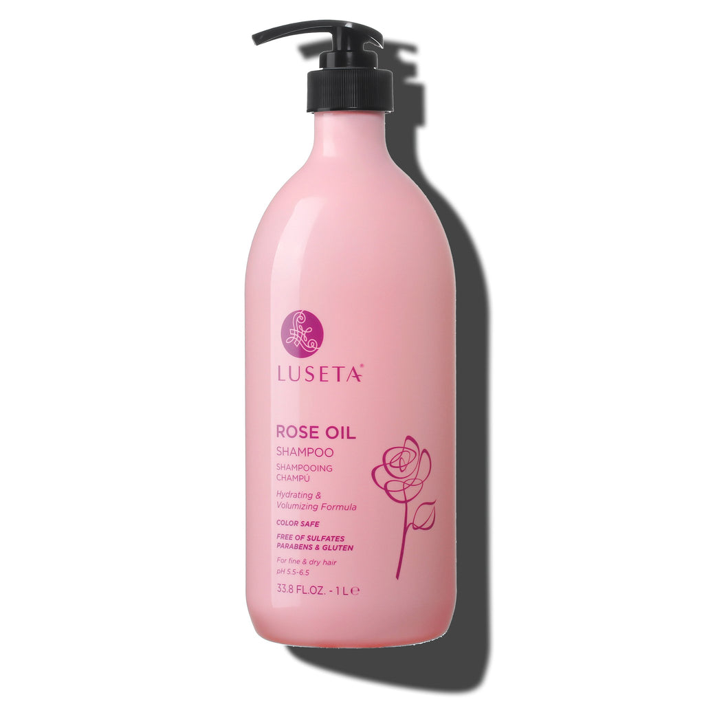 Rose Oil Shampoo - Luseta Beauty