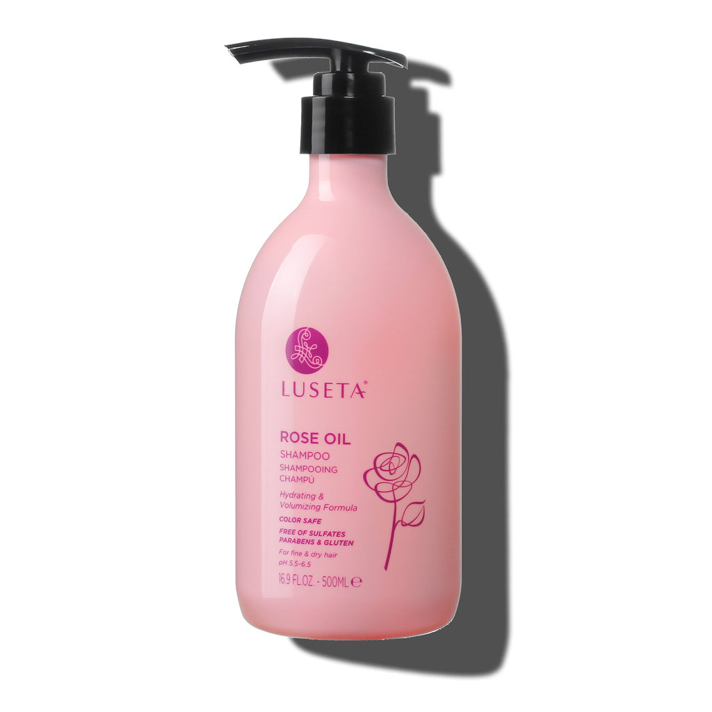 Rose Oil Shampoo - Luseta Beauty