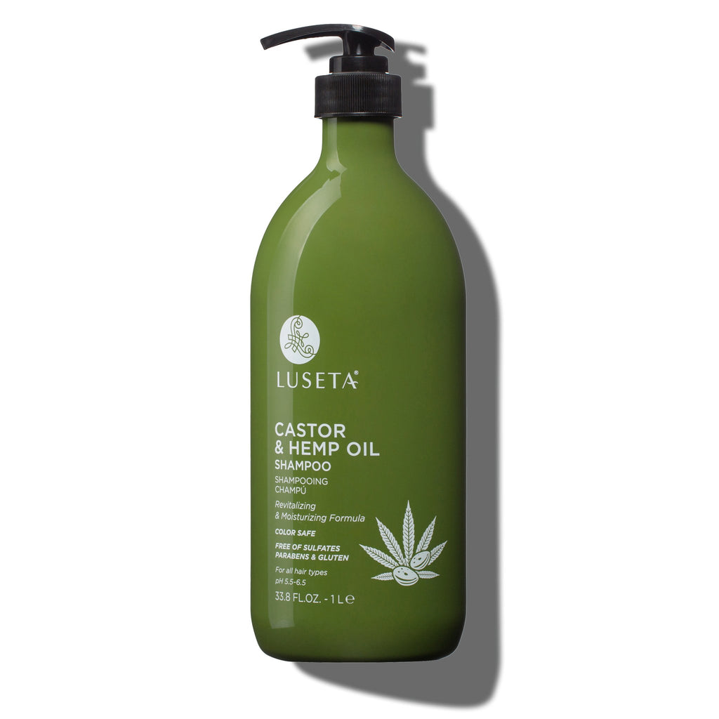 Castor & Hemp Oil Shampoo - Luseta Beauty