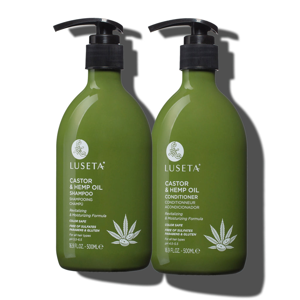 Castor & Hemp Oil Bundle - Luseta Beauty