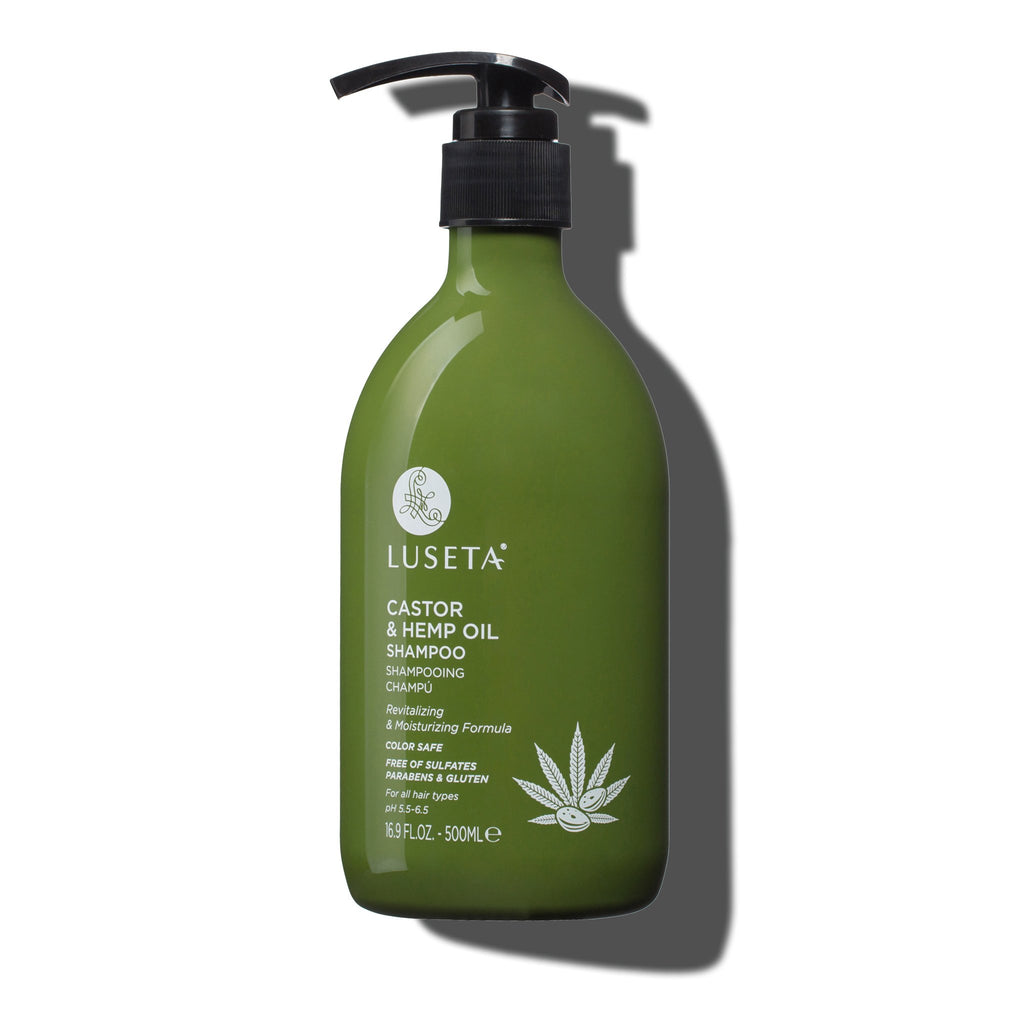 Castor & Hemp Oil Shampoo - Luseta Beauty