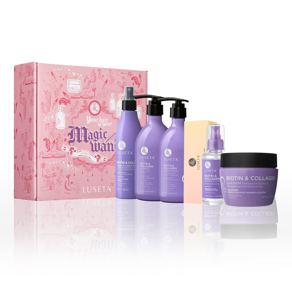 Magic Wand 6 Pcs Biotin Haircare Set - Luseta Beauty