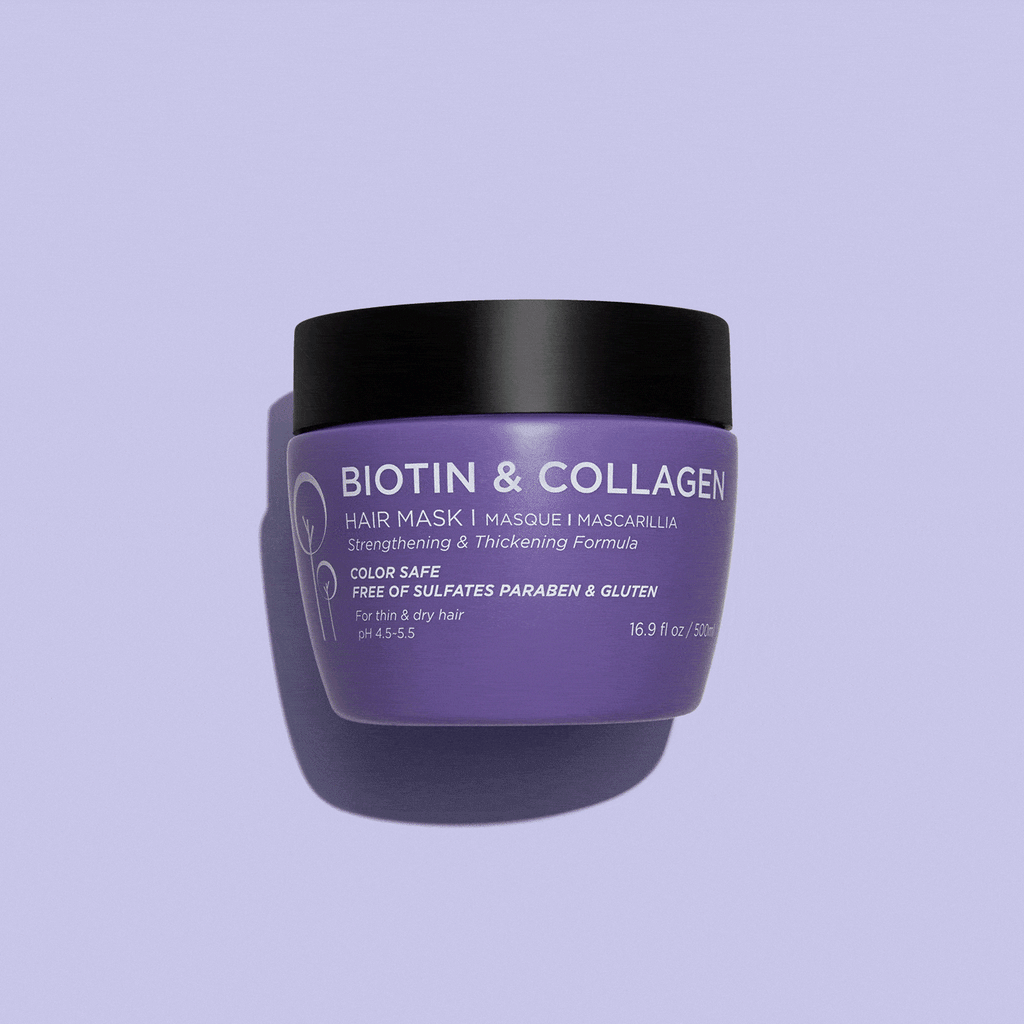 Biotin & Collagen Hair Mask Hair Treatment Luseta Beauty 16.9oz 